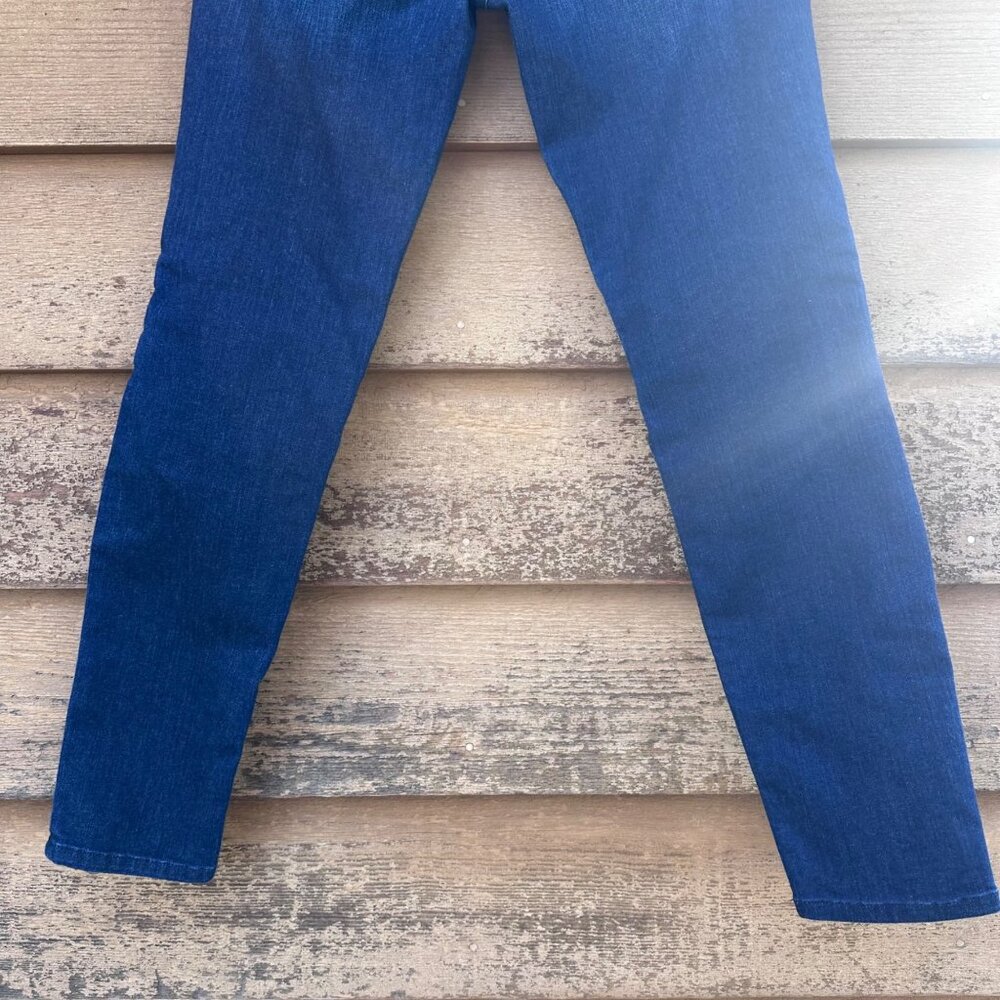Current/Elliott Womens Moto Ankle Skinny Jeans Nashville Style Size 29 Dark Wash - Picture 10 of 13